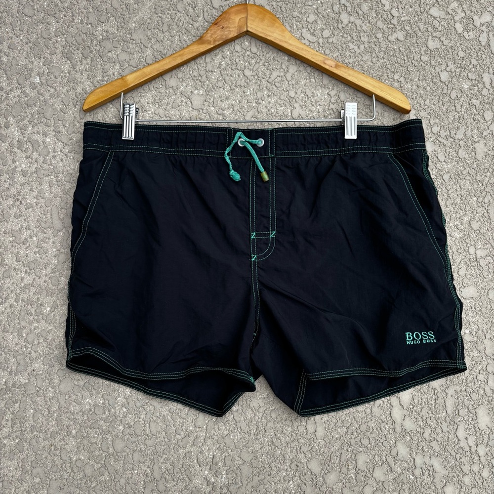 Hugo Boss Swim Trunks Mens Small Black Board Shorts